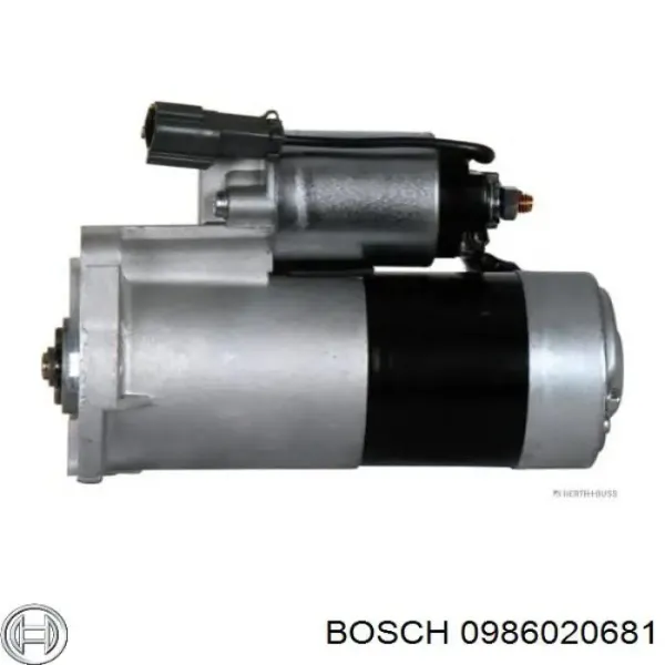 Motor de arranque 0986020681 Bosch