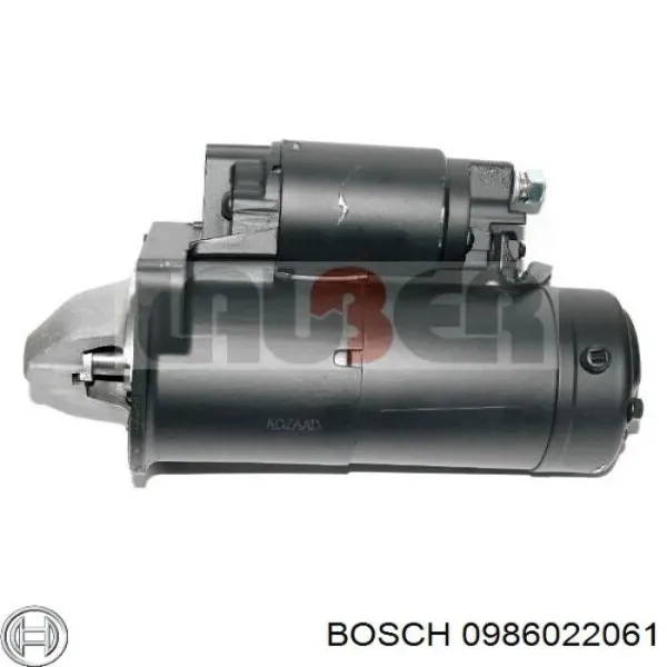 Motor de arranque 0986022061 Bosch
