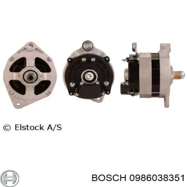 Alternador 0986038351 Bosch