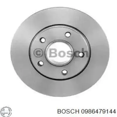 Disco de freno trasero Renault Trafic 2 FL