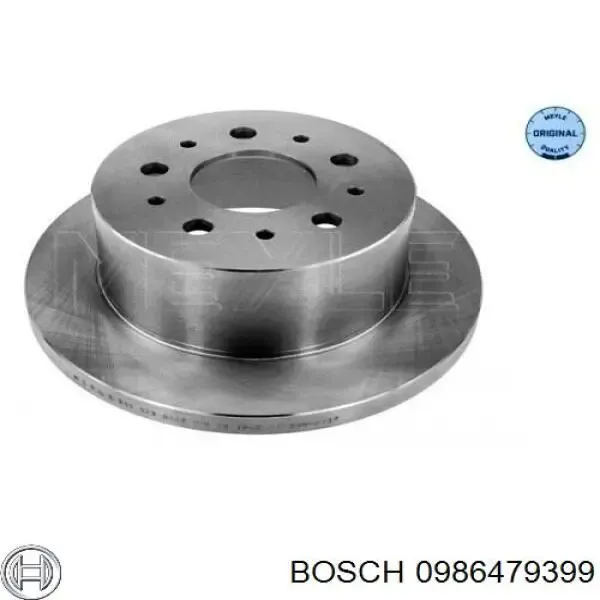 Disco de freno trasero Fiat Ducato 3 250