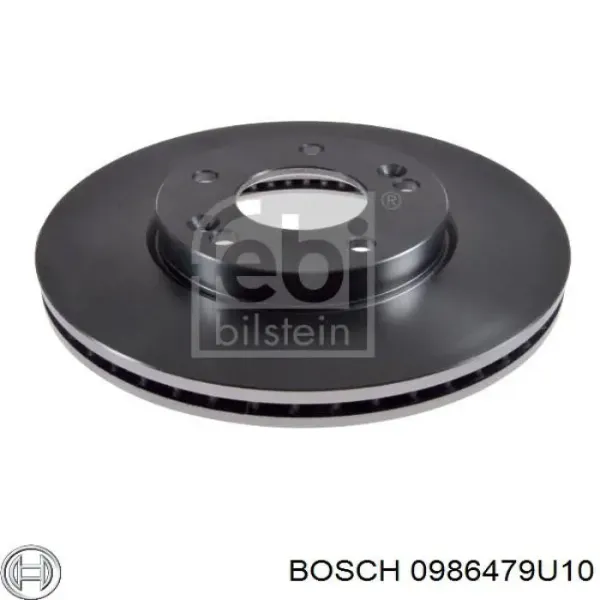 Disco de freno 0986479U10 Bosch