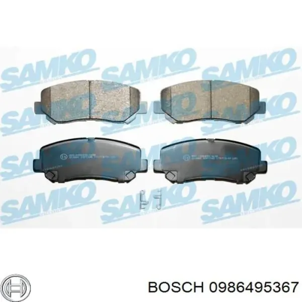 Pastillas de freno delanteras Mazda CX-5 1 KE, GH