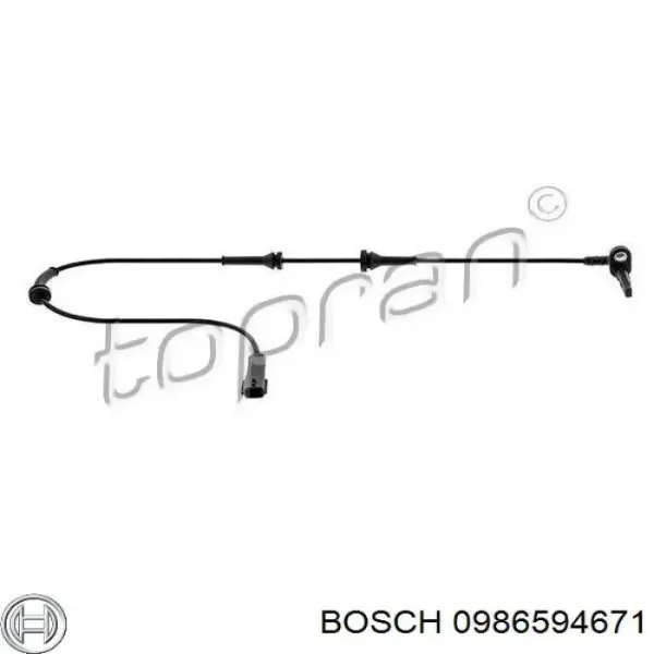 Sensor ABS delantero Renault Master 3 FV, JV