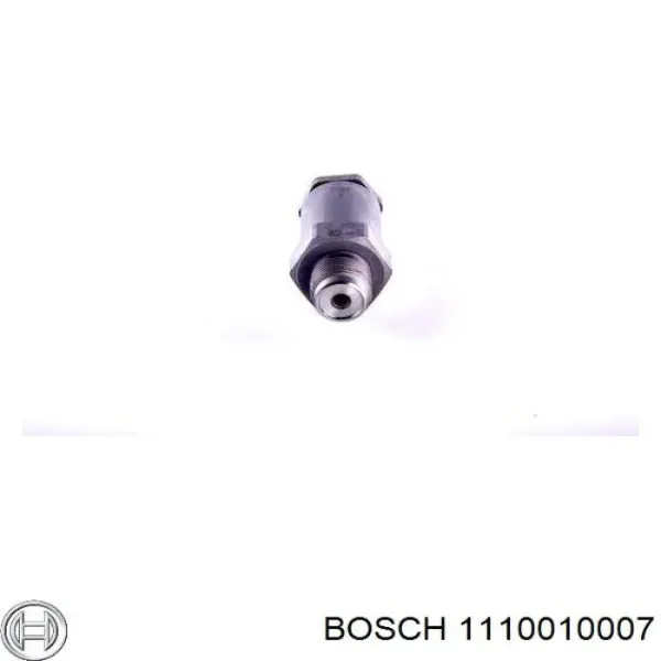 Regulador de presión de combustible 1110010007 Bosch