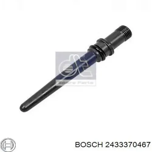 Racor de retorno de inyector 2433370467 Bosch