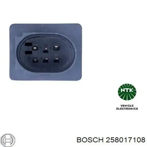 Sensor de oxígeno previo al catalizador 258017108 Bosch