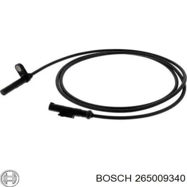 Sensor ABS trasero izquierdo 265009340 Bosch