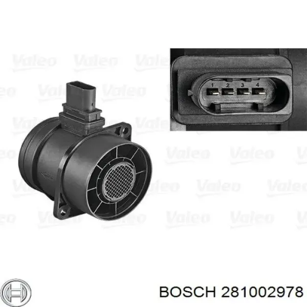 Caudalímetro 281002978 Bosch