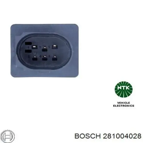 Sonda lambda de oxígeno posterior al catalizador 281004028 Bosch