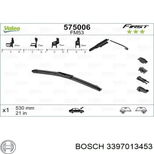 Juego de limpiaparabrisas de luna delantera, 2 piezas Opel Astra 51, 52, F35, M35