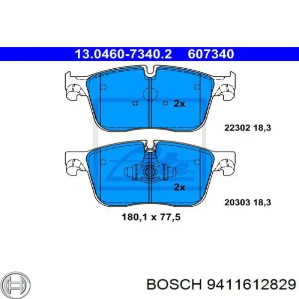 Válvula de descarga de la bomba de alta presión 9411612829 Bosch