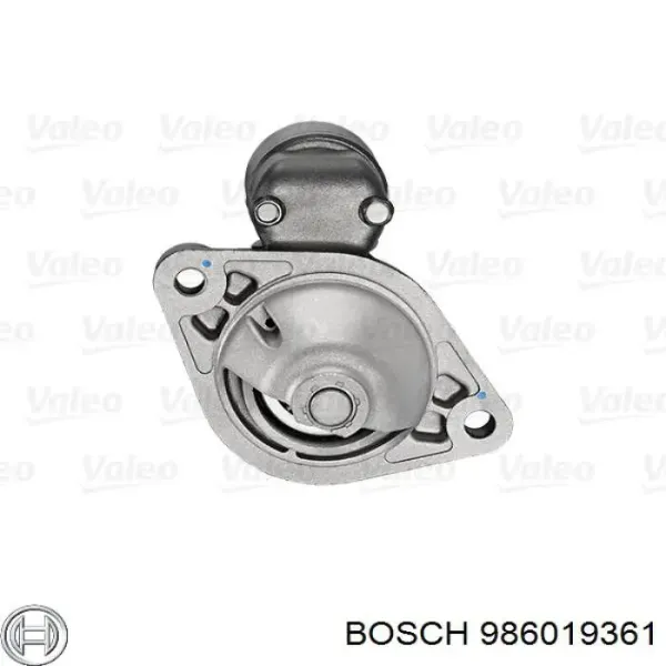 Motor de arranque 986019361 Bosch