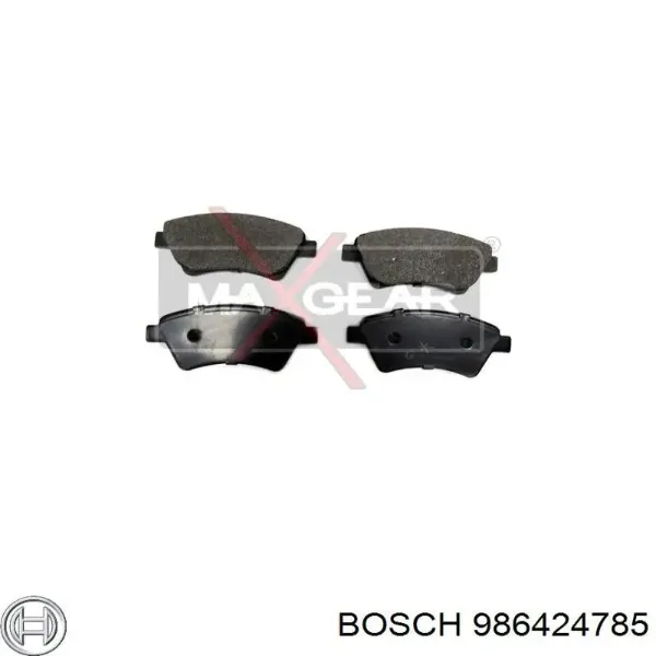 Pastillas de freno 986424785 Bosch