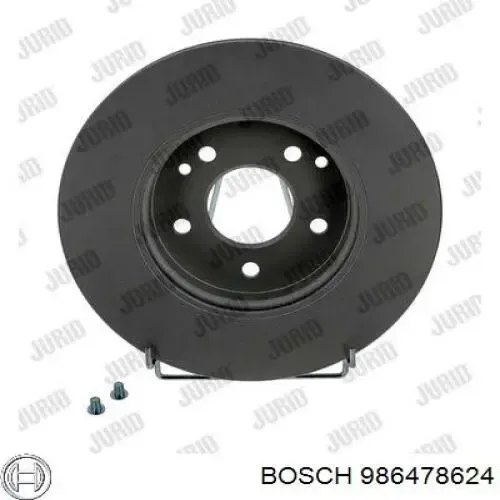 Disco de freno 986478624 Bosch