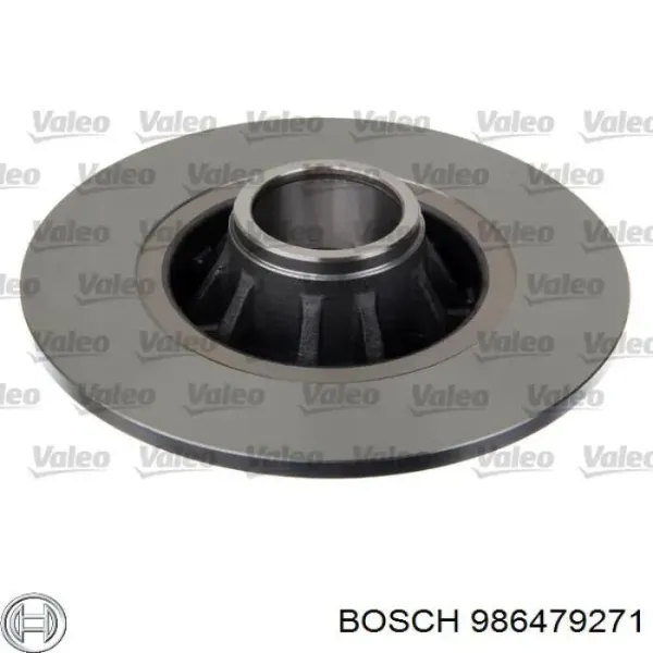 Disco de freno trasero Renault Trafic 2 FL