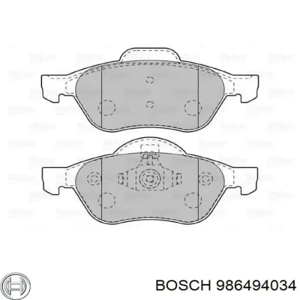 Pastillas de freno delanteras Renault Laguna 2 BG0, BG1
