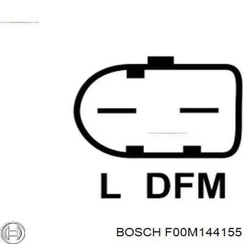 Regulador F00M144155 Bosch