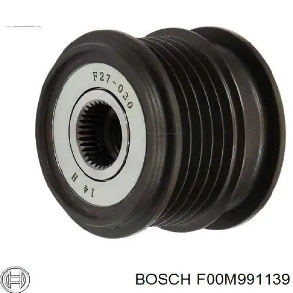 Polea alternador F00M991139 Bosch