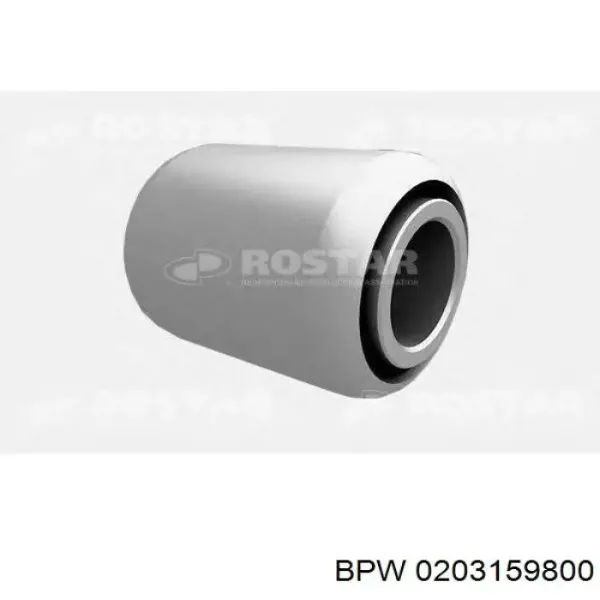 Silentblock delantero de ballesta trasera 0203159800 BPW