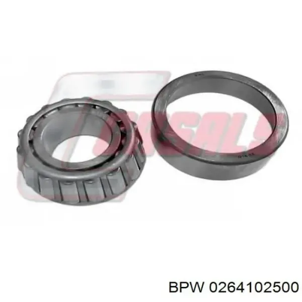 Cojinete de rueda delantero 0264102500 BPW