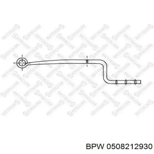 Semibrazo de resorte trasero 0508212930 BPW