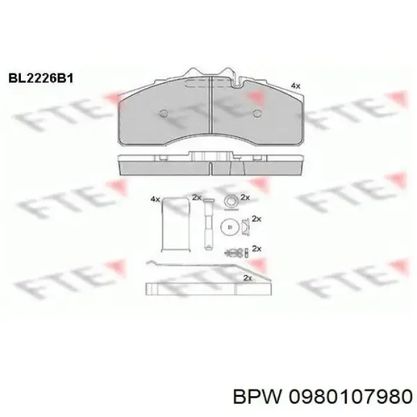  0980107980 BPW