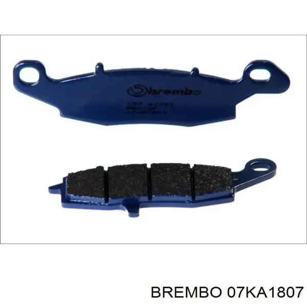 Pastillas de freno 07KA1807 Brembo
