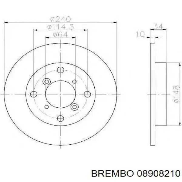 8908210 Brembo