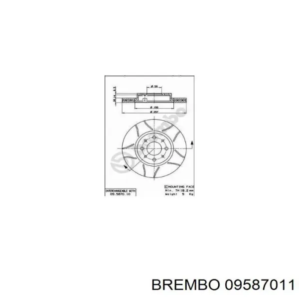 09587011 Brembo