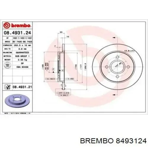 8493124 Brembo