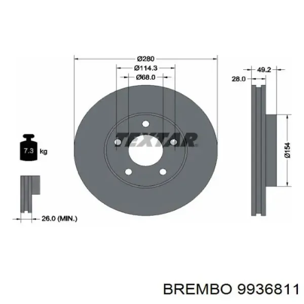 9936820 Brembo