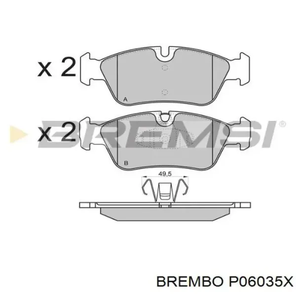 Pastillas de freno delanteras BMW 1 E81, E87