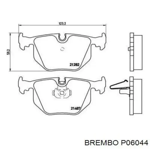 P06044 Brembo