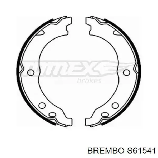 S61541 Brembo Zapatas de freno de estacionamiento