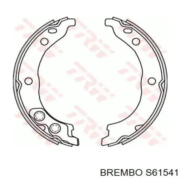 Zapatas de freno de mano S61541 Brembo