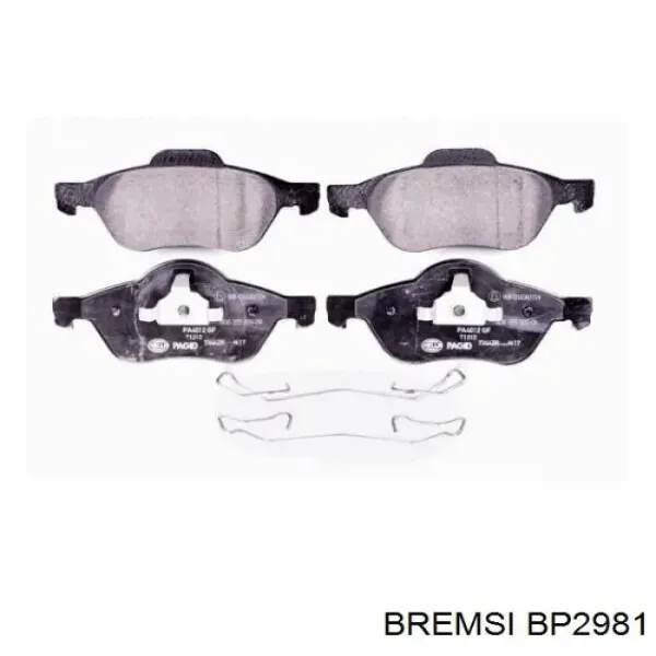 Pastillas de freno delanteras Renault Laguna 2 BG0, BG1