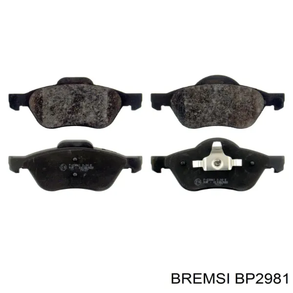 Pastillas de freno delanteras Renault Laguna 2 BG0, BG1