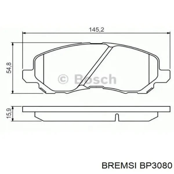 BP3080 Bremsi