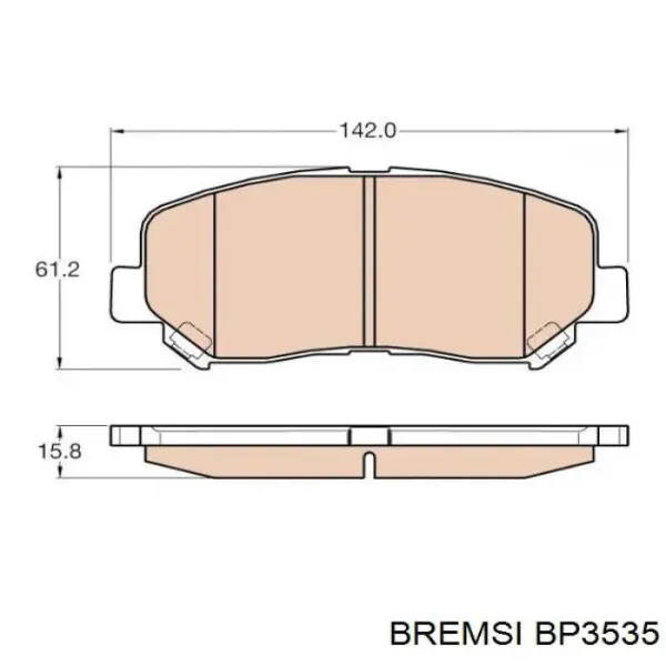 Pastillas de freno delanteras Mazda CX-5 1 KE, GH