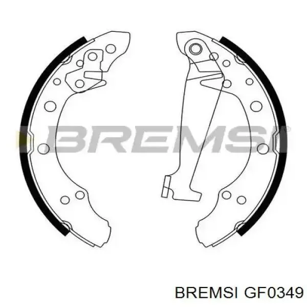 Juego de zapatas de frenos, freno de estacionamiento Opel Astra 51, 52, F35, M35