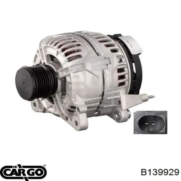 Tapa trasera del alternador B139929 Cargo