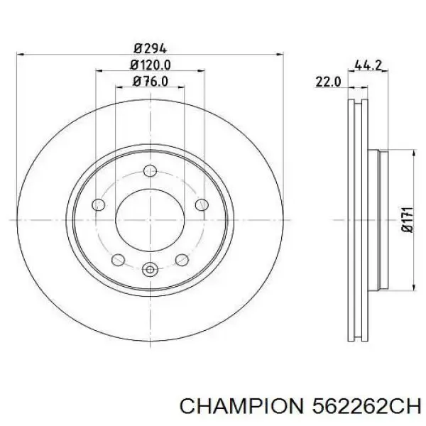 Disco de freno trasero Volkswagen Transporter 7HB, 7HJ, 7EB, 7EJ