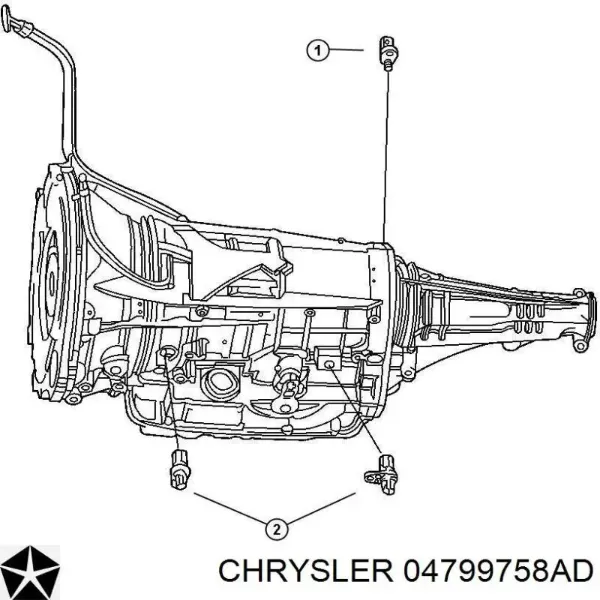 Sensor de presión de aceite 4799758AF Chrysler