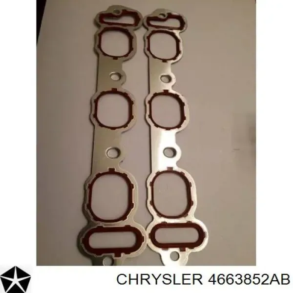 Junta inferior del colector de admisión 4663852AB Chrysler