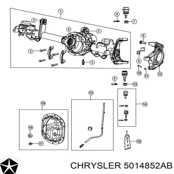 Bomba De Aceite 5014852AB Chrysler