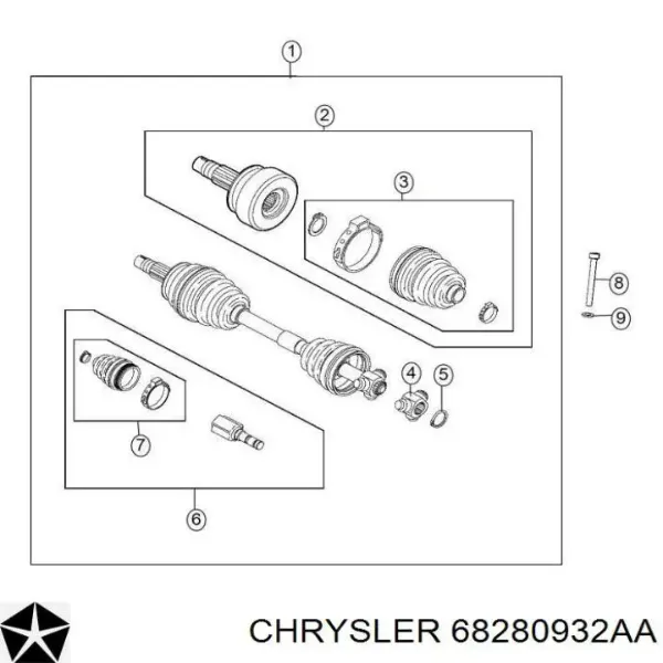  68280932AA Chrysler