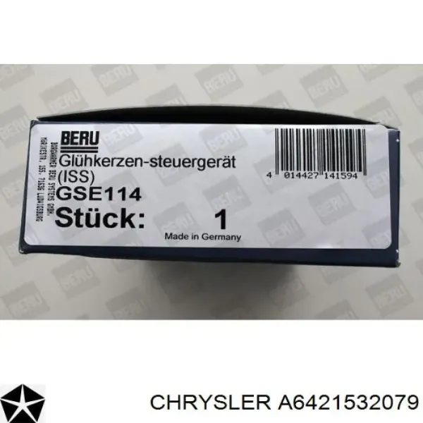 Relé de bujía de precalentamiento Mercedes R W251