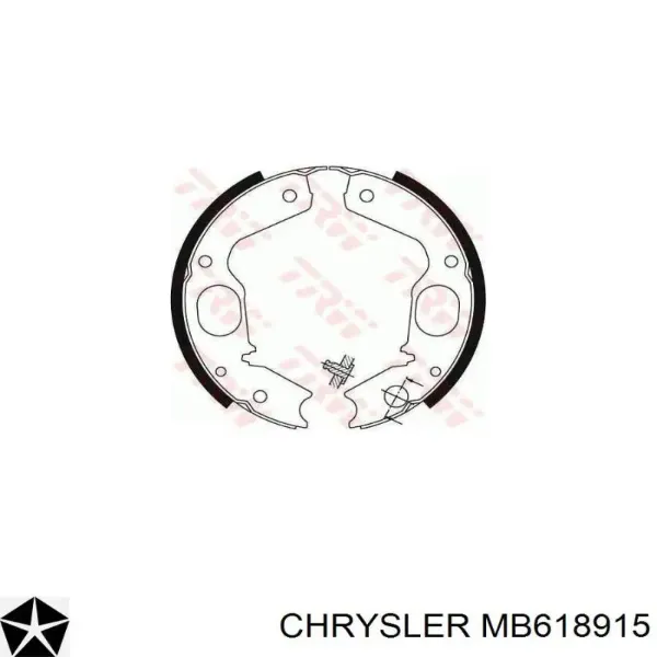 Zapatas de freno de mano MB618915 Chrysler