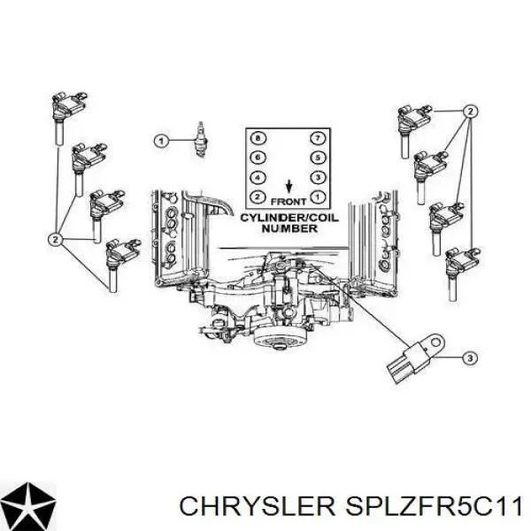 Bujía SPLZFR5C11 Chrysler